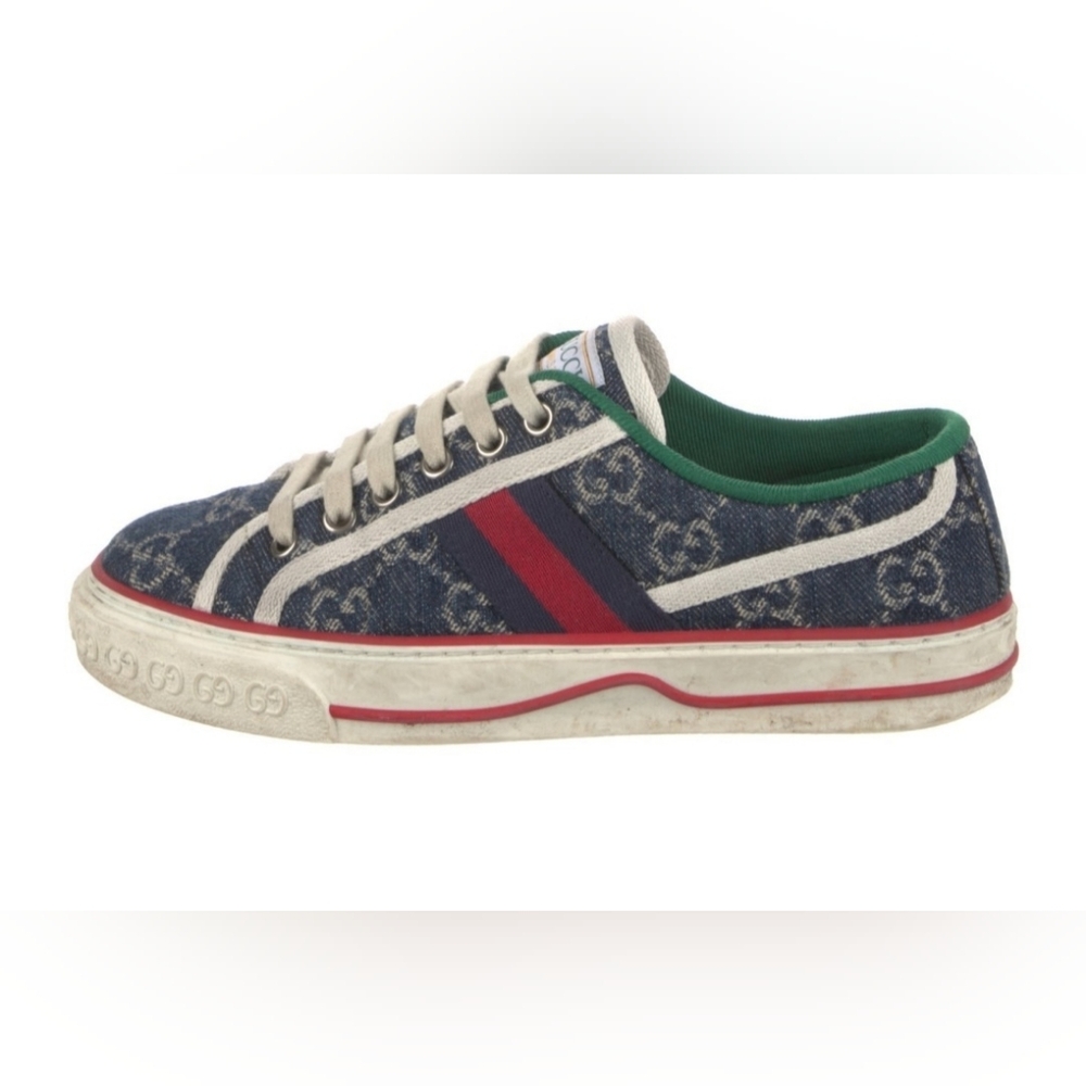 Gucci GG Logo Denim Sneakers